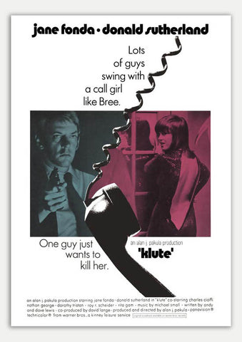 Klute - 11" x 17"  Movie Poster
