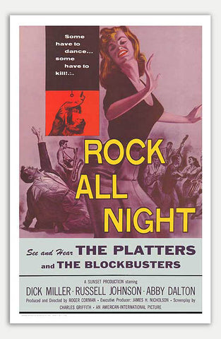 Rock all night - 11" x 17"  Movie Poster