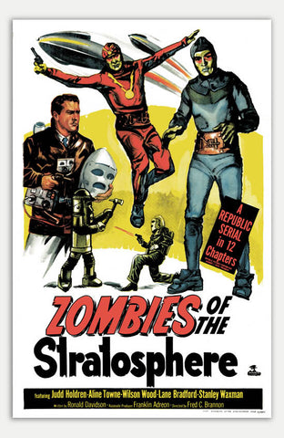 Zombies of the Stratosphere - 11" x 17"  Movie Poster