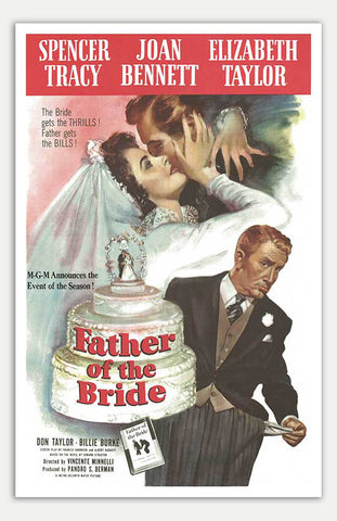 Father of the Bride - 11" x 17"  Movie Poster