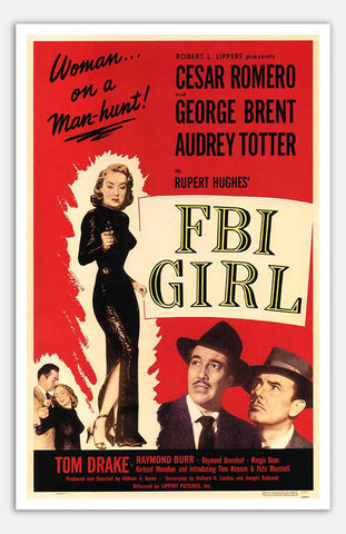 FBI Girl - 11" x 17"  Movie Poster