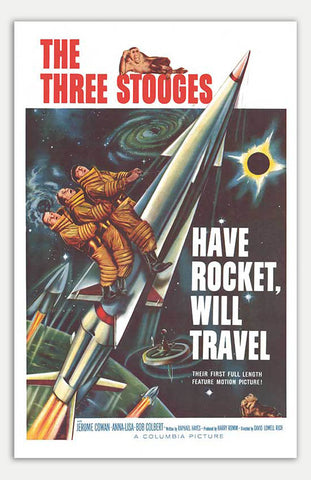Have Rocket Will Travel - 11" x 17"  Movie Poster