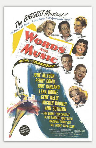 Words and Music - 11" x 17"  Movie Poster