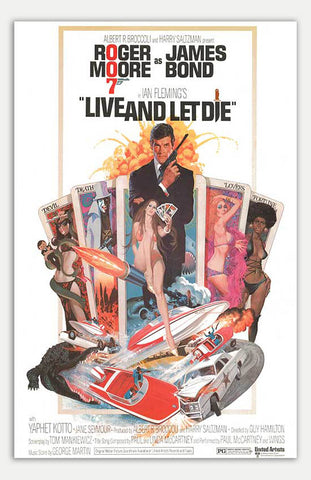 Live and Let Die - 11" x 17"  Movie Poster