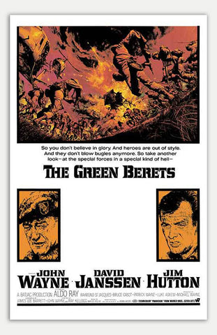 Green Berets - 11" x 17"  Movie Poster