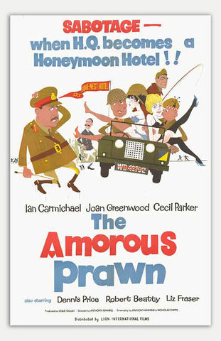 Amorous Prawn - 11" x 17"  Movie Poster
