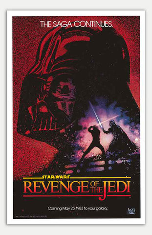Star Wars: Revenge of the Jedi - 11" x 17"  Movie Poster