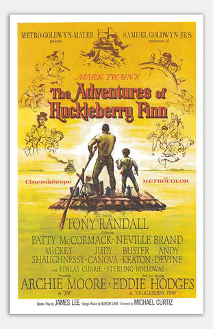 Adventures of Huckleberry Finn - 11" x 17"  Movie Poster