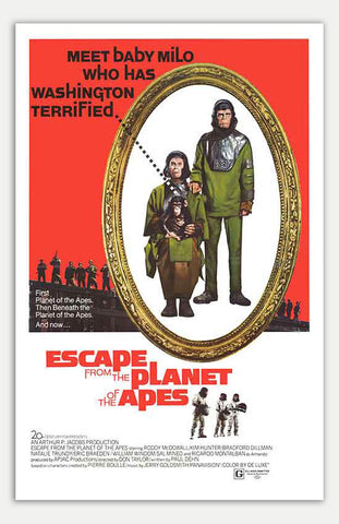 Escape From The Planet Of The Apes - 11" x 17"  Movie Poster