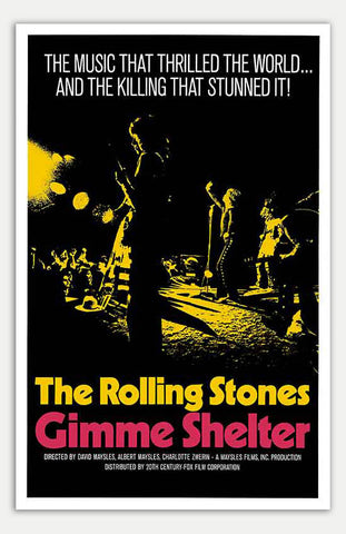 Gimme Shelter - 11" x 17"  Movie Poster