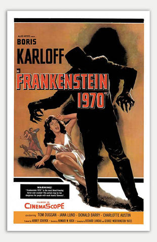Frankenstein 1970 - 11" x 17"  Movie Poster