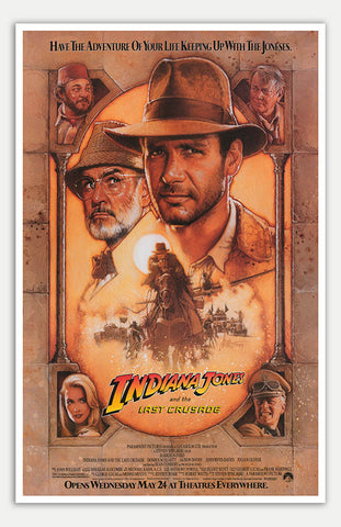 Indiana Jones And The Last Crusade - 11" x 17"  Movie Poster