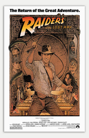 Raiders Of The Lost Ark - 11" x 17"  Movie Poster