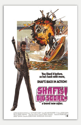 Shaft's Big Score - 11" x 17"  Movie Poster