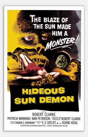Hideous Sun Demon - 11" x 17"  Movie Poster