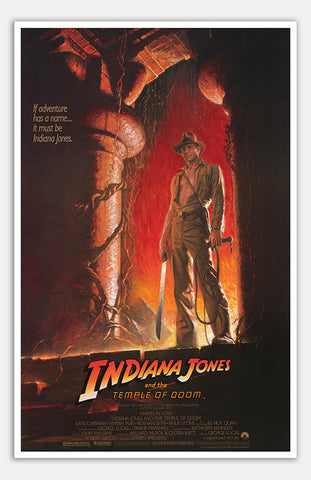 Indiana Jones And The Temple Of Doom - 11" x 17"  Movie Poster