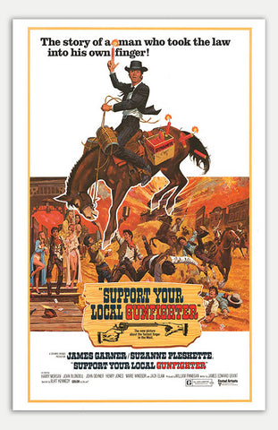 Support Your Local Gunfighter - 11" x 17"  Movie Poster
