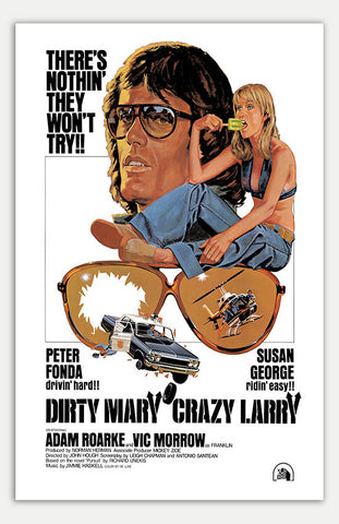 Dirty Mary Crazy Larry - 11" x 17"  Movie Poster