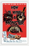 How to make a monster - 11" x 17"  Movie Poster