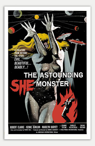 Astounding She Monster - 11" x 17"  Movie Poster