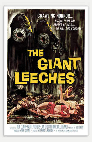 Giant Leeches - 11" x 17"  Movie Poster