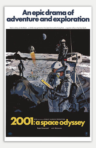 2001: A Space Odyssey - 11" x 17"  Movie Poster