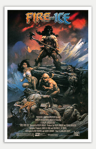 Fire and Ice - 11" x 17"  Movie Poster