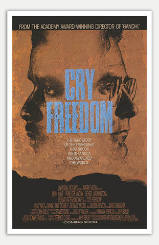 Cry Freedom - 11" x 17"  Movie Poster