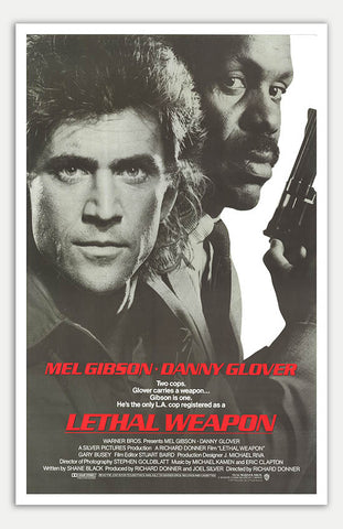 Lethal Weapon - 11" x 17"  Movie Poster