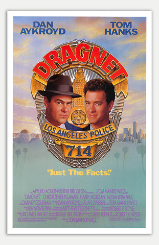 Dragnet - 11" x 17"  Movie Poster