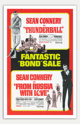 Thunderball - 11" x 17"  Movie Poster