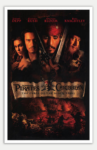 Pirates of the Caribbean: The Curse of the Black Pearl - 11" x 17"  Movie Poster
