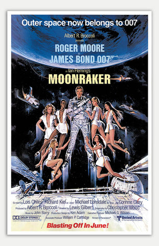 Moonraker - 11" x 17"  Movie Poster