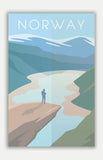 Norway Travel Poster - 11" x 17" Poster