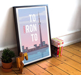Toronto Travel Poster - 11" x 17" Poster
