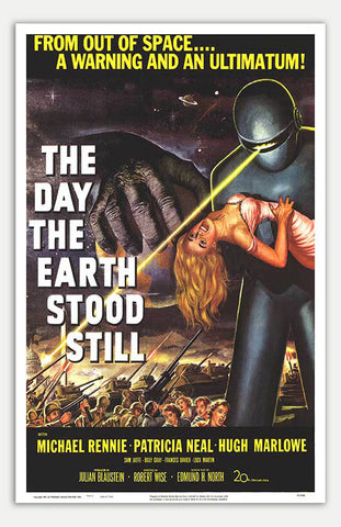 Day The Earth Stood Still - 11" x 17"  Movie Poster