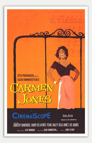 Carmen Jones - 11" x 17"  Movie Poster