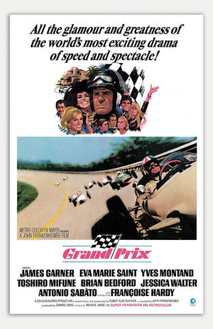 Grand Prix - 11" x 17"  Movie Poster