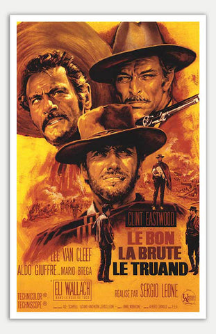 Good, the Bad and the Ugly - 11" x 17"  Movie Poster