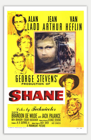 Shane - 11" x 17"  Movie Poster