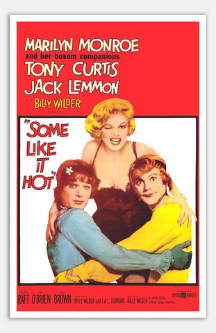 Some Like It Hot - 11" x 17"  Movie Poster