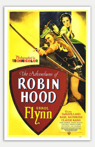 Adventures Of Robin Hood - 11" x 17"  Movie Poster