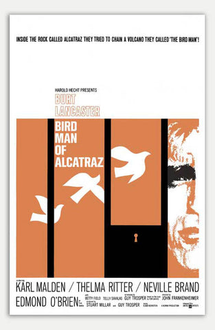 Birdman Of Alcatraz - 11" x 17"  Movie Poster